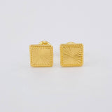 Topos Cuadrado Diamantado 0.95g / 8.1mm Oro Amarillo 18K