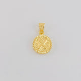 Dije Letra X Marco Bordeado 0.6g / 1.7cm Oro Amarillo 18K
