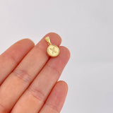 Dije Letra X Doble Textura 0.6g / 1.7cm Oro Amarillo 18K