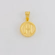 Dije Letra H Doble Textura 0.6g / 1.7cm Oro Amarillo 18K