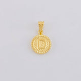 Dije Letra D Marco Bordeado 0.55g / 1.7cm Oro Amarillo 18K