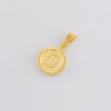 Dije Letra D Marco Bordeado 0.55g / 1.7cm Oro Amarillo 18K
