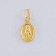 Dije Virgen  Milagrosa 0.25 g / 1.4 cm Oro Amarillo 18K