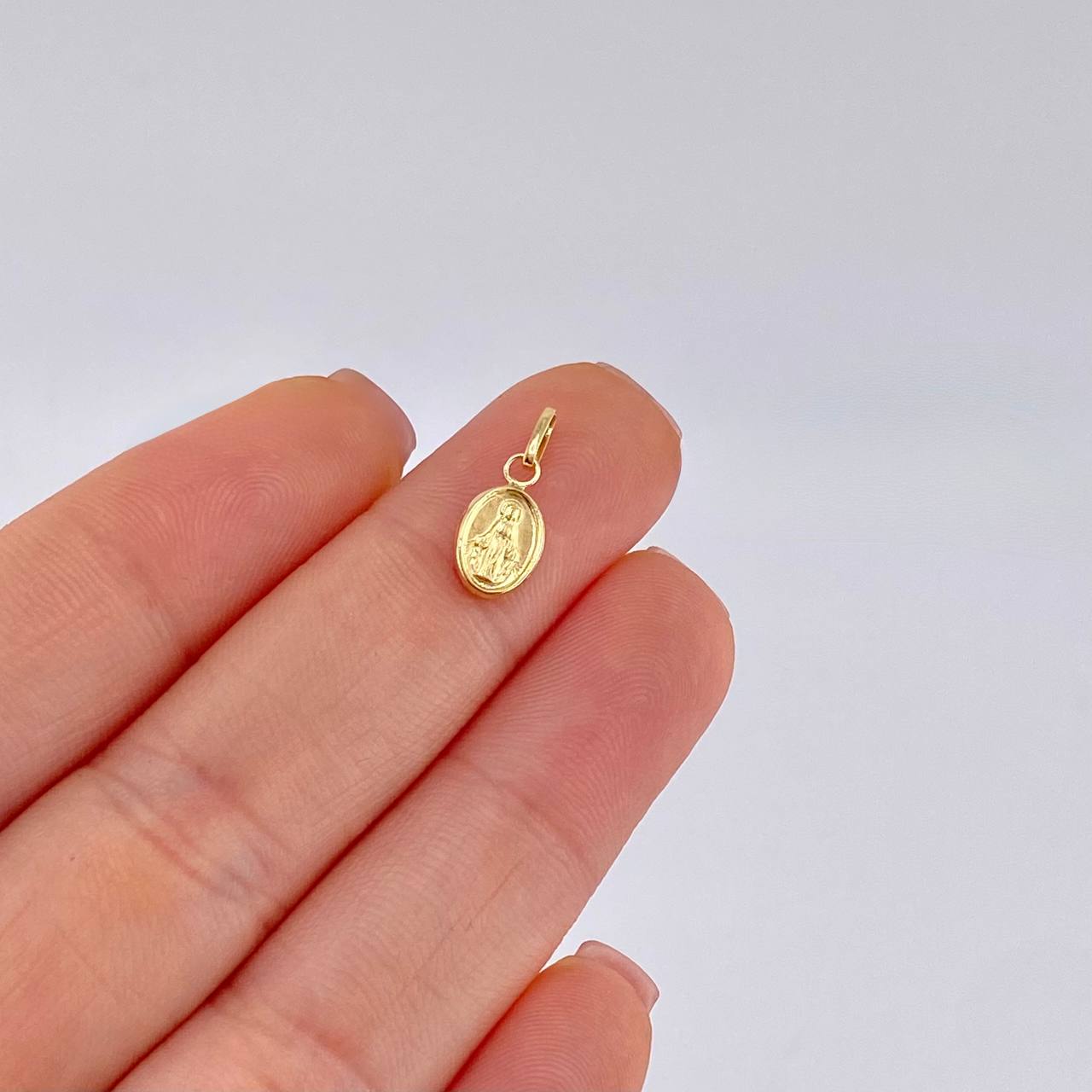 Dije Virgen Milagrosa 0.25 g / 1.5 cm Oro Amarillo 18K