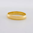 Anillo Argolla Lisa Media Caña 1.55g / T6 3/4 Oro Amarillo 18K