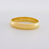 Anillo Argolla Lisa Media Caña 1.15g / T5 3/4 Oro Amarillo 18K