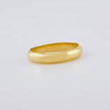 Anillo Argolla Lisa Media Caña 1.65g / T7 3/4 Oro Amarillo 18K