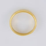 Anillo Argolla Lisa Media Caña 1.4g / T7 3/4 Oro Amarillo 18K