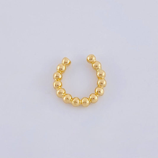 Piercing Eacurff Simulador 1.15 g / 1.2 cm Oro Amarillo 18K