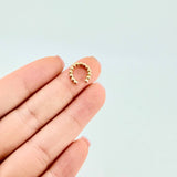 Piercing Eacurff Simulador 1.15 g / 1.2 cm Oro Amarillo 18K
