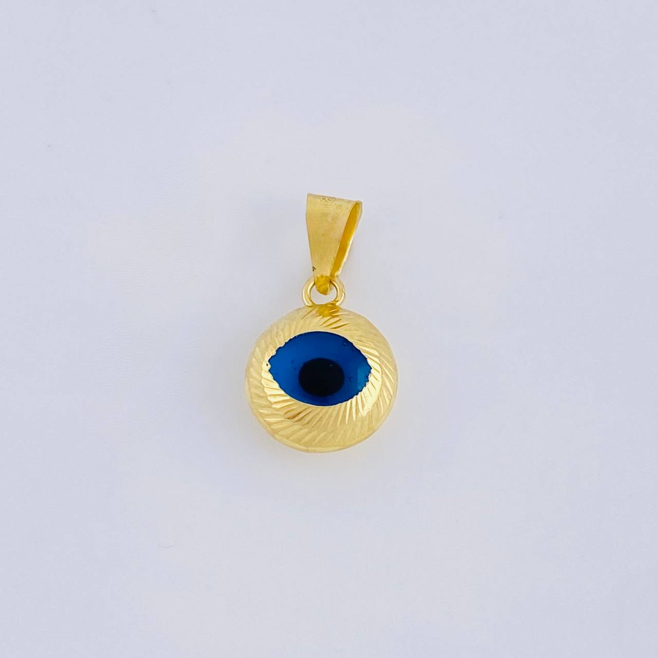 Dije Ojo Turco 1.4gr / 1.5cm / Oro Amarillo 18K