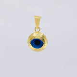 Dije Ojo Turco 0.85 g / 1.5 cm Oro Amarillo +4 18K