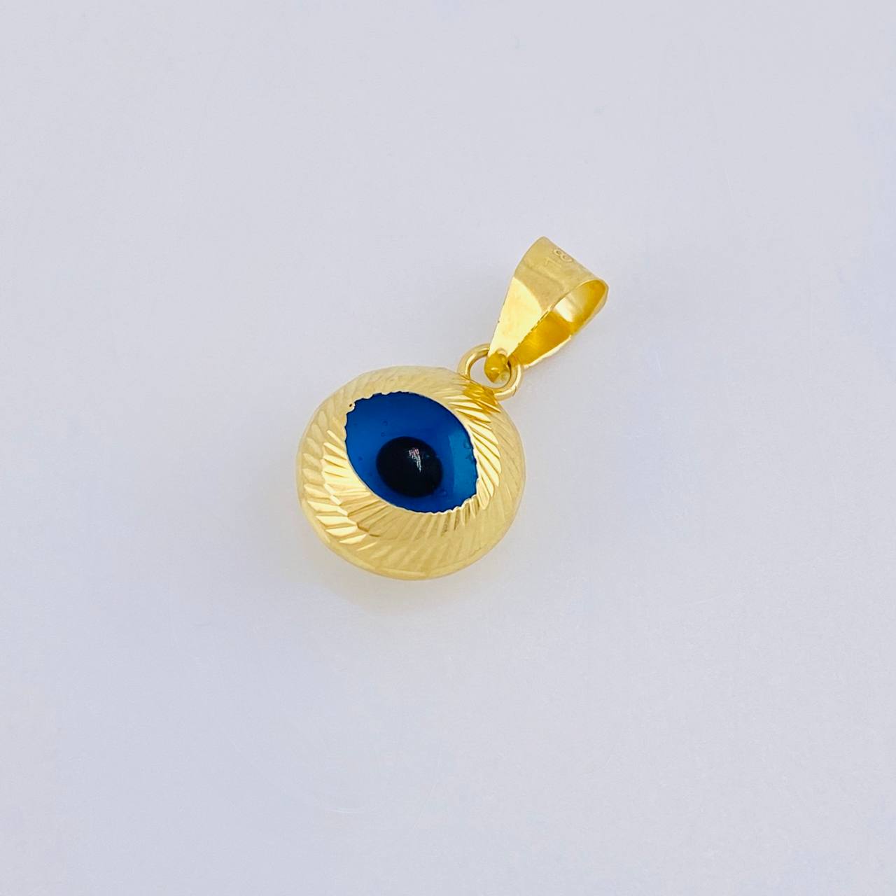 Dije Ojo Turco 1.4gr / 1.5cm / Oro Amarillo 18K