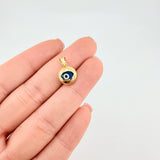 Dije Ojo Turco 1.1 g / 1.5 cm Oro Amarillo +4 18K