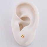 Topos GC Diamantado 0.4g / 3.4mm Oro Amarillo 18K