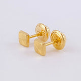 Topos Cuadro Diamantado 0.95g / 8.1mm Oro Amarillo 18K