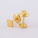 Topos Cuadrado Diamantado 0.5g / 4.1mm Oro Amarillo 18K