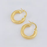 Candongas Jass Punteada 2.25gr / 2cm / Oro Amarillo 18K