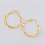 Candongas Asby 1.95gr / 3.1cm / Oro Amarillo 18K *