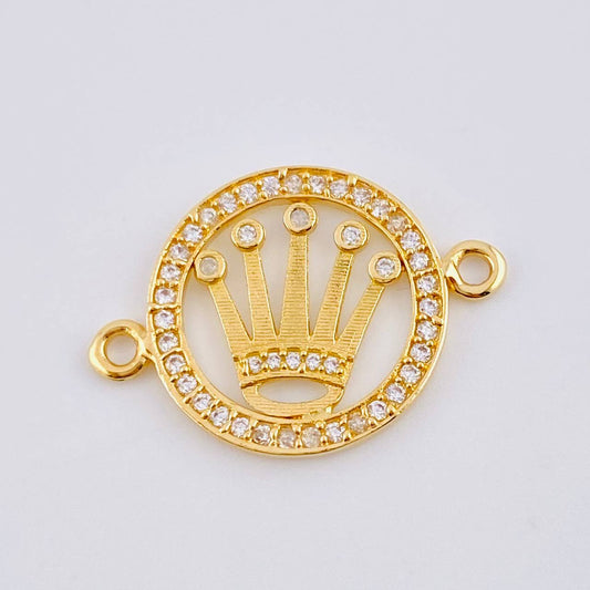 Herraje Corona 2.4gr / 2.6cm / Oro Amarillo 18K
