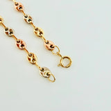 Pulso Bebé Gc Placa Rectangular Lisa 1.4gr / 14.5cm / 3.2mm Tres Oros 18K ©