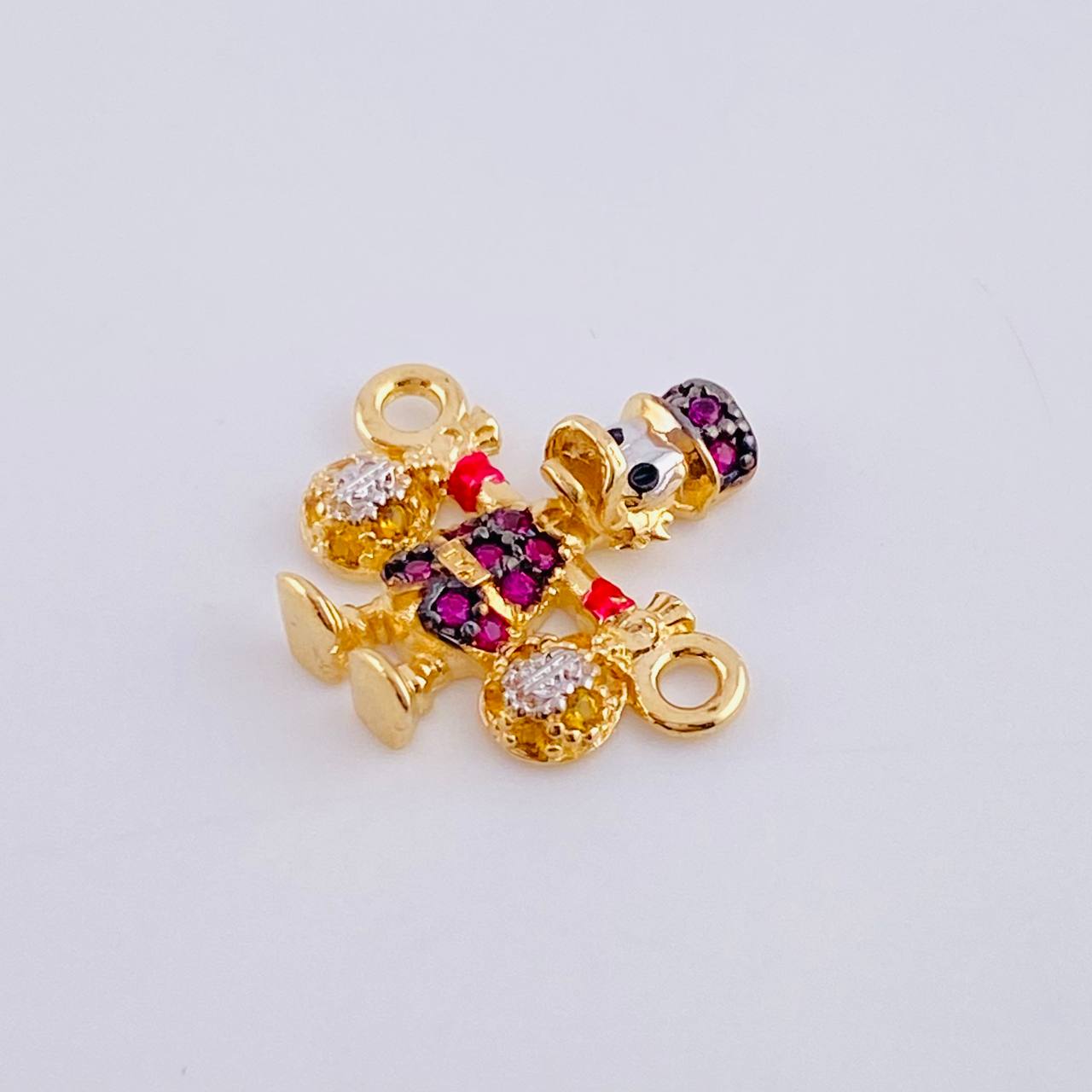 Herraje Pato Bolsa Dinero 1.45gr / 1.5cm / Oro Amarillo 18K