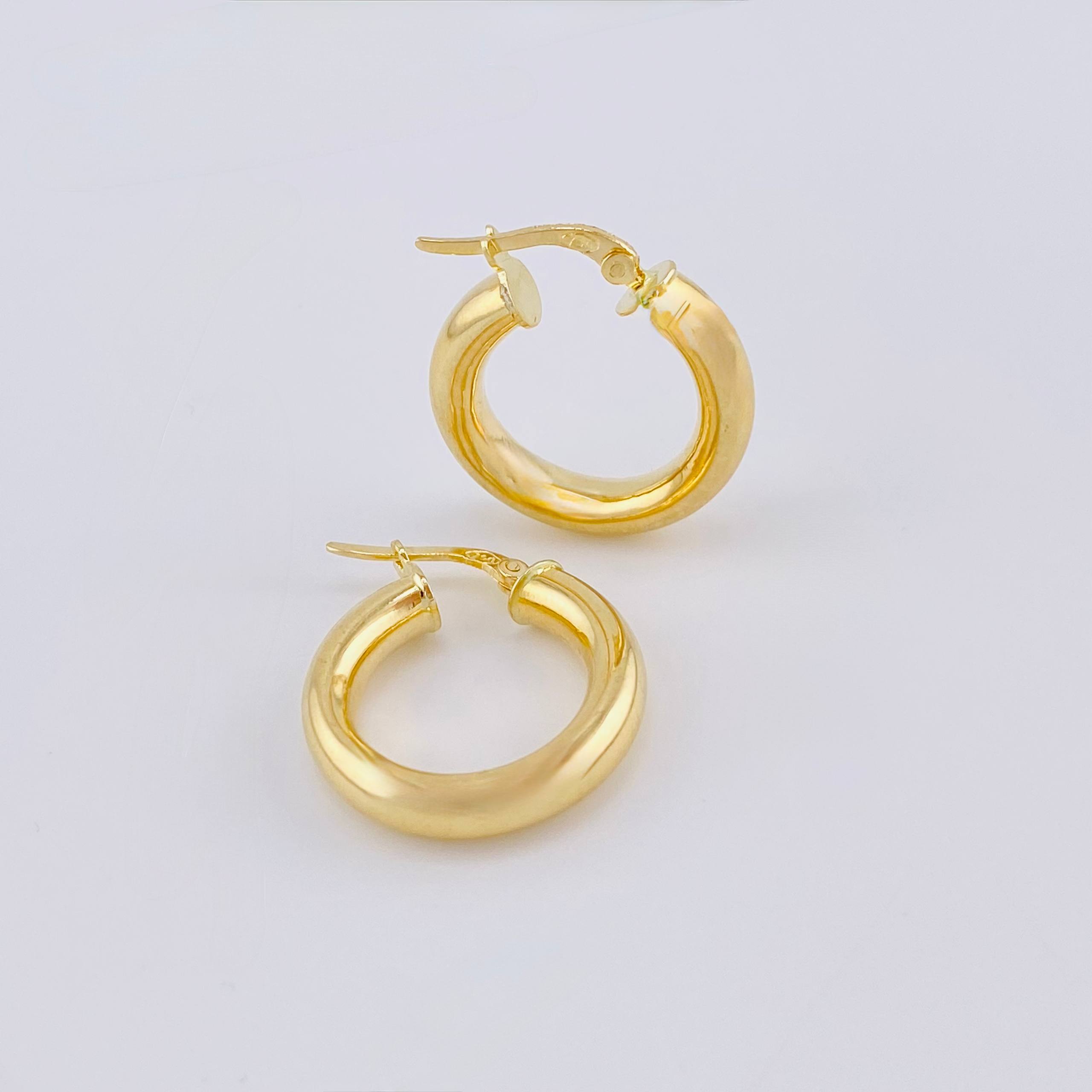 Candongas Jass 3.65gr / 2.4cm / Oro Amarillo 18K