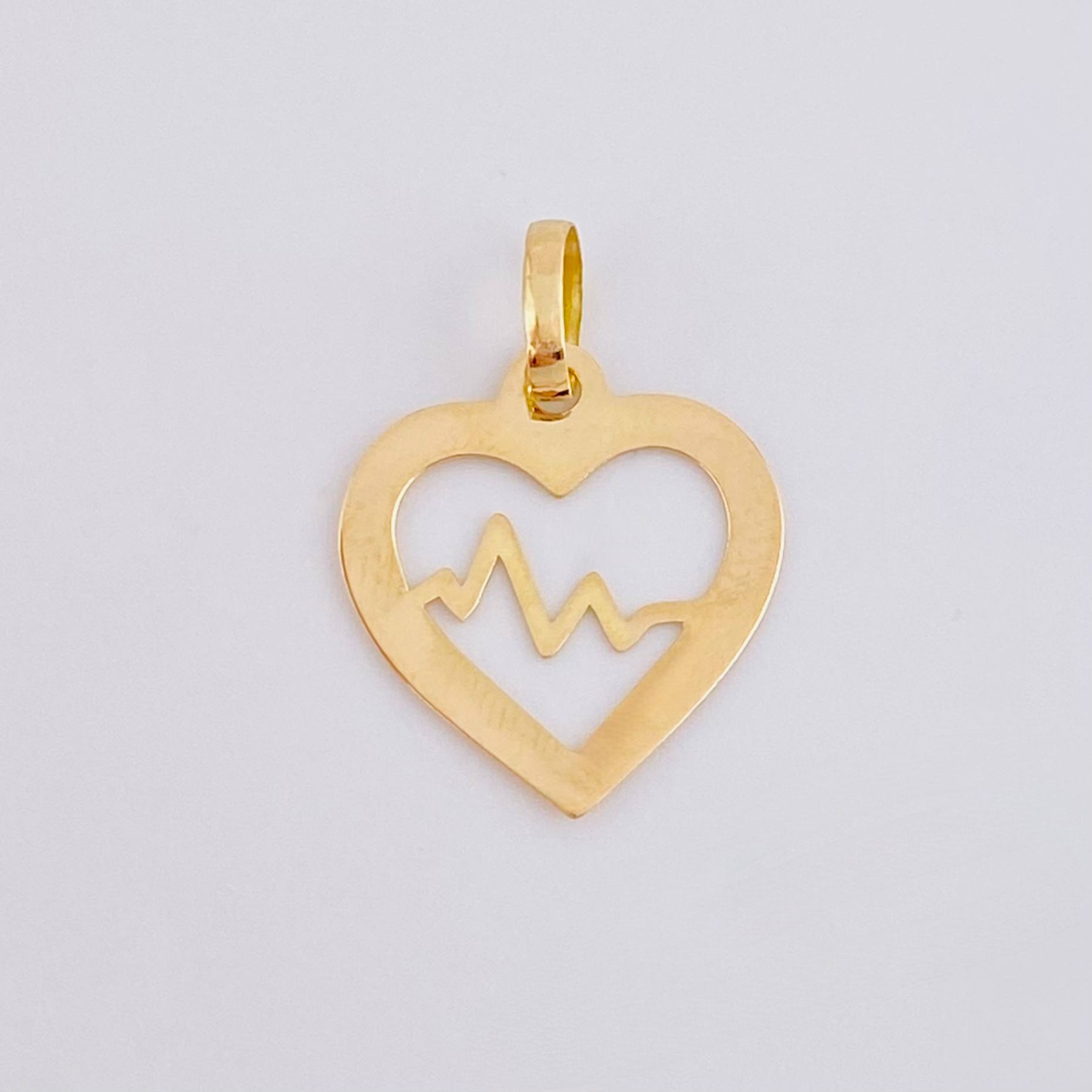 Dije Latido Corazon 0.45gr / 2cm / Oro Amarillo 18K