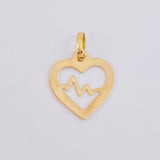 Dije Latido Corazón 0.5 g / 1.8 cm Oro Amarillo 18K