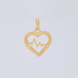 Dije Latido Corazón 0.5 g / 1.8 cm Oro Amarillo 18K