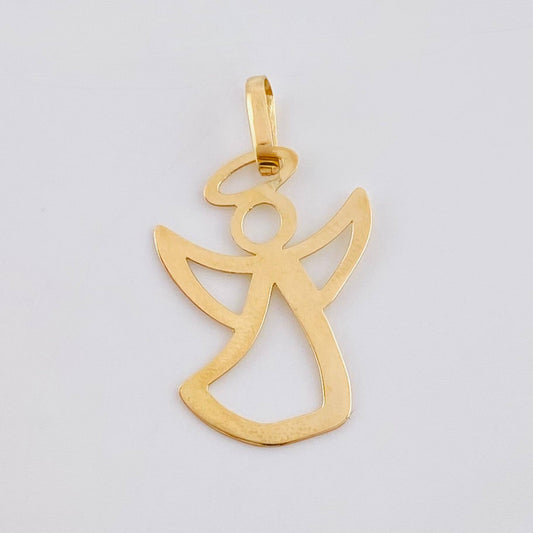 Dije Angel Silueta 0.4 g / 2 cm Oro Amarillo 18K
