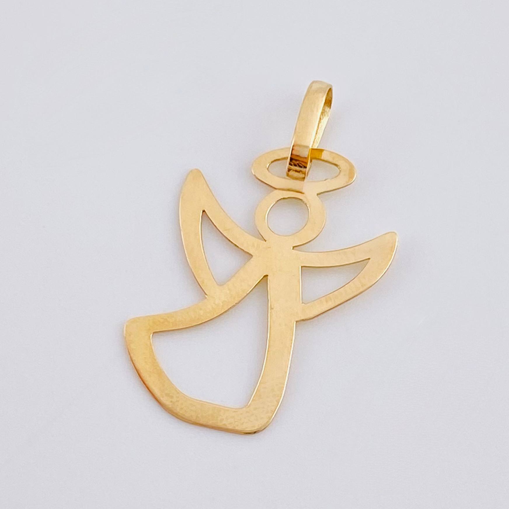 Dije Angel Silueta 0.45 g / 2 cm Oro Amarillo 18K