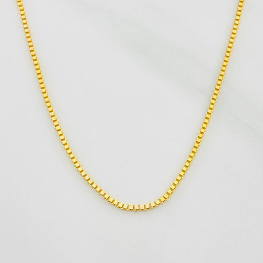 Cadena Veneciana 4.55g / 60cm / 1mm Oro Amarillo 18K