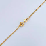 Cadena China 3.1gr / 60.4cm / Oro Amarillo +1 18K $