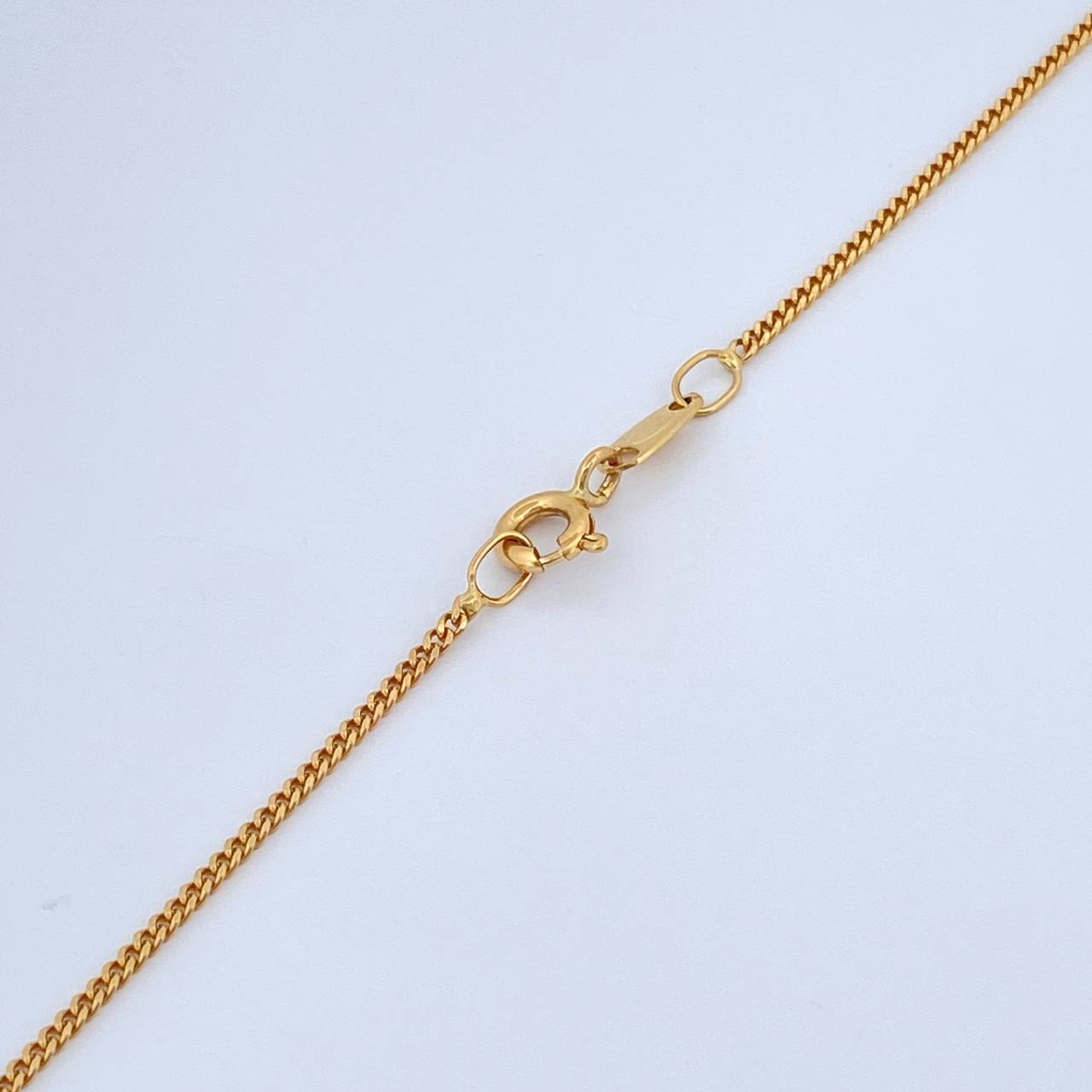 Cadena Mini Cubana 2.3gr / 60cm / Oro Amarillo +1 18K $