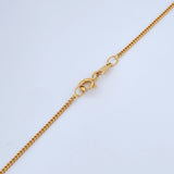 Cadena Mini Cubana 1.55gr / 60.4cm / Oro Amarillo +1 18K $