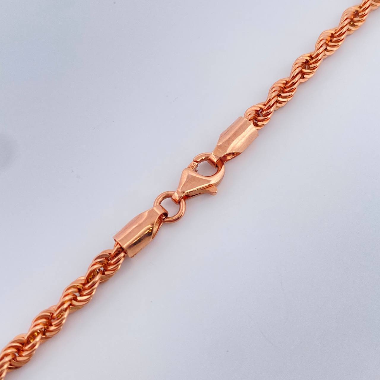 Cadena Lazo 7.35gr / 60cm / Oro Rosa +3 18K $