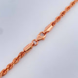 Cadena Lazo 7.35gr / 60cm / Oro Rosa +3 18K $