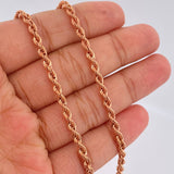 Cadena Lazo 7.35gr / 60cm / Oro Rosa +3 18K $