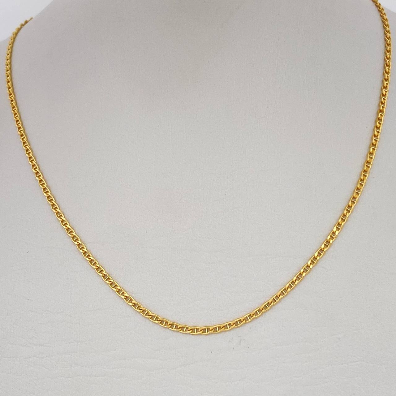 Cadena Escalera 2.6gr / 60cm / Oro Amarillo +3 18K $