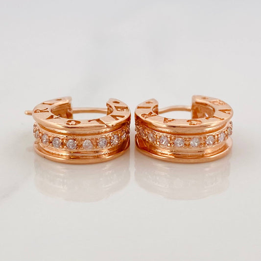 Candongas Bv 4.1 g / 1.5 cm Oro Rosa 18K