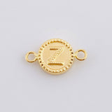 Herraje Letra Z Doble Textura 0.6g / 1.7cm Oro Amarillo 18K