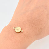 Herraje Letra Z Doble Textura 0.6g / 1.7cm Oro Amarillo 18K