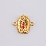 Herraje Virgen de Guadalupe 1.15g / 1.4cm Oro Amarillo 18K