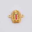 Herraje Virgen de Guadalupe 1.35g / 1.4cm Oro Amarillo 18K