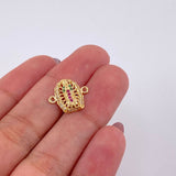 Herraje Virgen de Guadalupe 1.15g / 1.4cm Oro Amarillo 18K