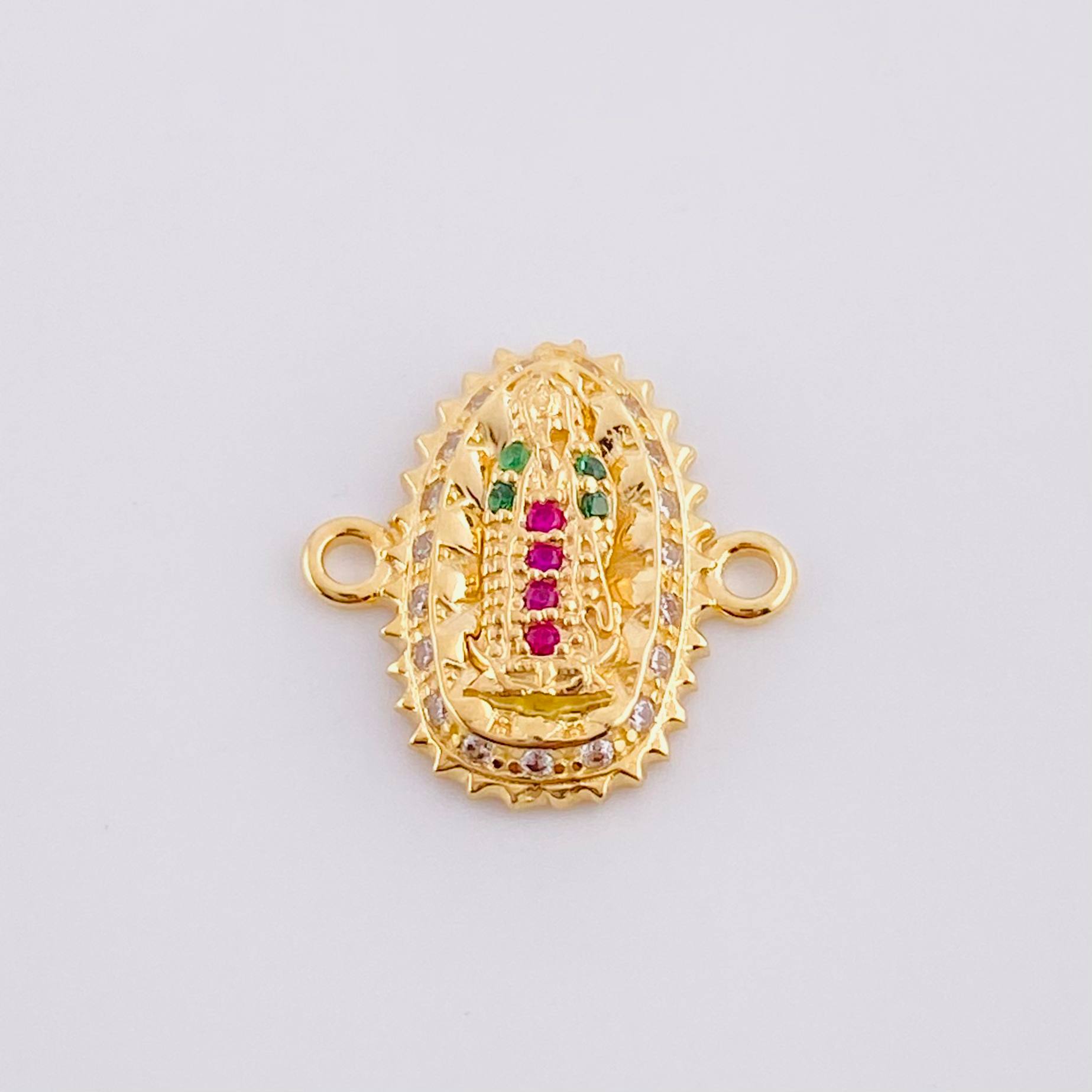 Herraje Virgen de Guadalupe 1.45g / 1.5cm Oro Amarillo 18K