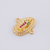 Herraje Virgen de Guadalupe 1.45g / 1.5cm Oro Amarillo 18K