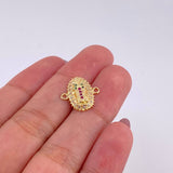 Herraje Virgen de Guadalupe 1.45g / 1.5cm Oro Amarillo 18K