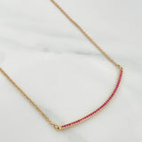 Cadena Media Luna Aro Seguido 4.05gr / 50cm / 0.8mm Oro Amarillo 18K %